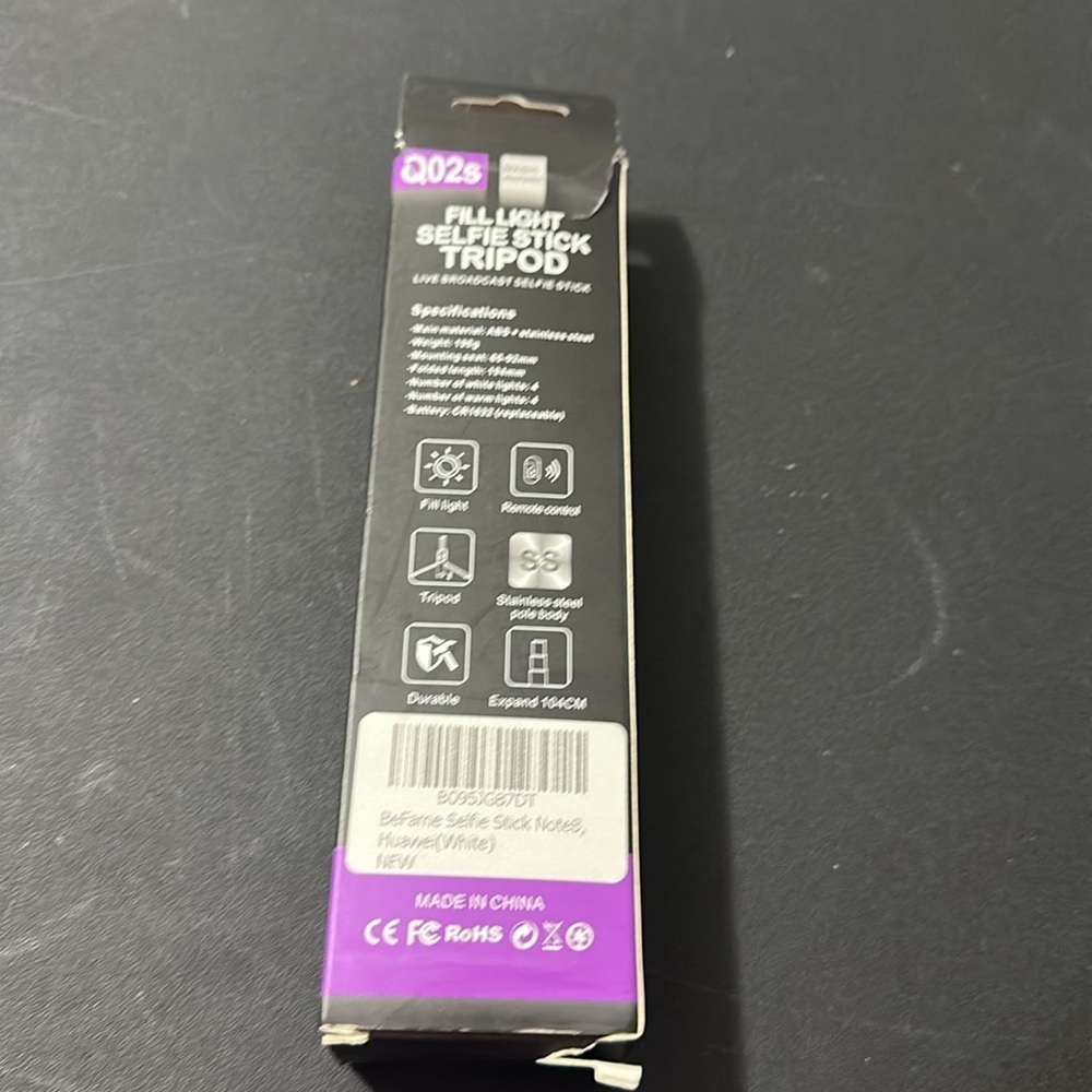 Q02s Fill light selfie stick tripod - Picture 2 of 2